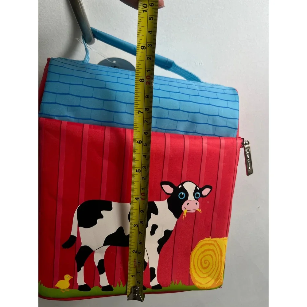 Sunny Patch Farm Lunch Bag Box Red Barn Animals Insulated Tote NWT